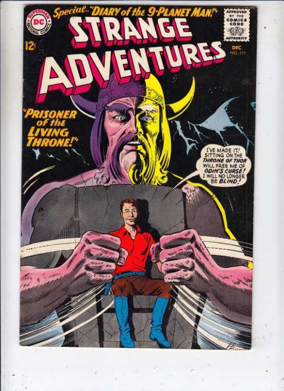 Strange Adventures #171 (DC Comics), raw comic book in FN+ condition — front cover