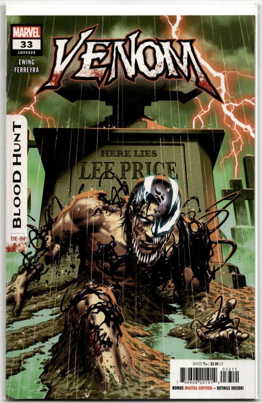 Venom #33 (Marvel Comics, 2024), raw, ungraded comic book — front cover