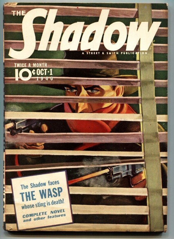 Shadow Pulp Oct #1 (1940), raw, ungraded comic book — front cover