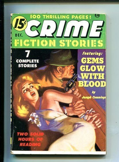 Crime Fiction Stories-Dec 1950-Pulp-Rare-Small-Southern States PEDIGREE-fn/vf (1950), raw, ungraded comic book — front cover