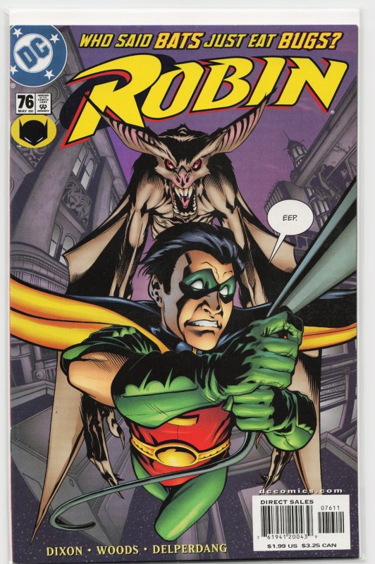 Robin #76 (DC Comics, 2000), raw, ungraded comic book — front cover