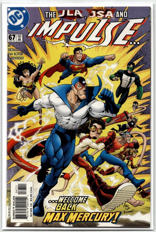 Impulse #67 (2000), raw, ungraded comic book — front cover