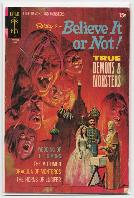 Ripley's Believe it or Not! #26 (1971), raw, ungraded comic book — front cover