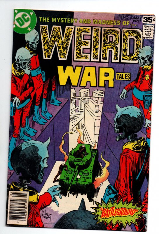 Weird War Tales #63 (DC Comics, 1978), raw comic book in VG condition — front cover