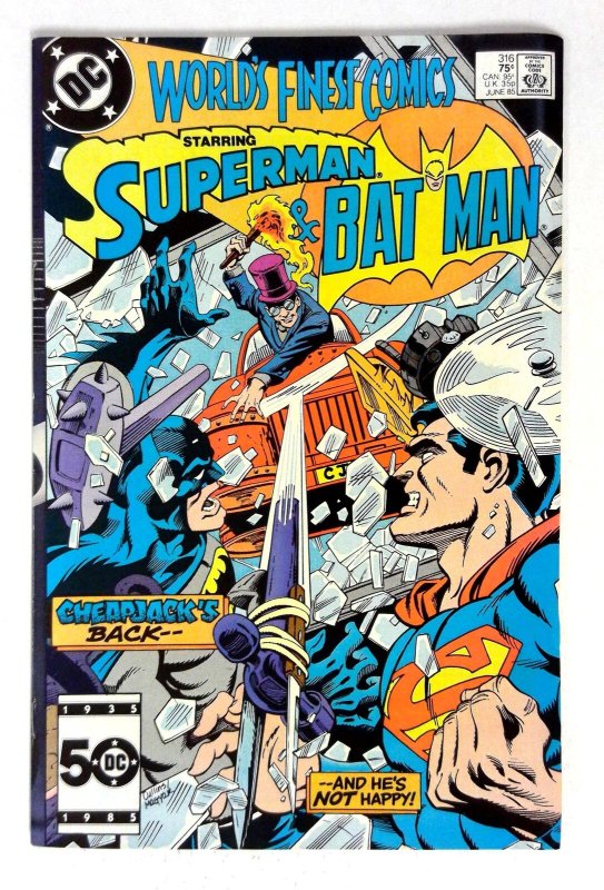 World's Finest Comics #316 (DC Comics, 1985), raw comic book in NM- condition — front cover