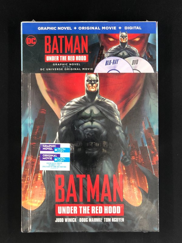 Batman: Under the Red Hood Graphic Novel & Movie, raw, ungraded comic book — front cover