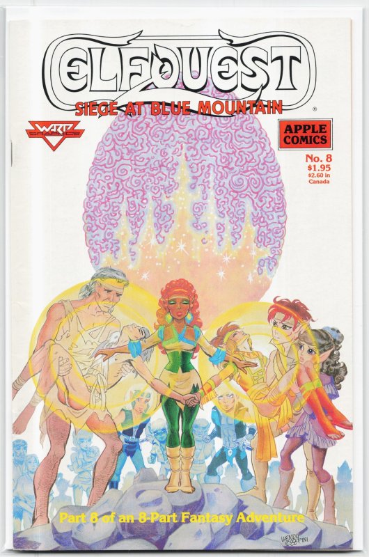 ElfQuest: Siege at Blue Mountain #8 (1988), raw, ungraded comic book — front cover