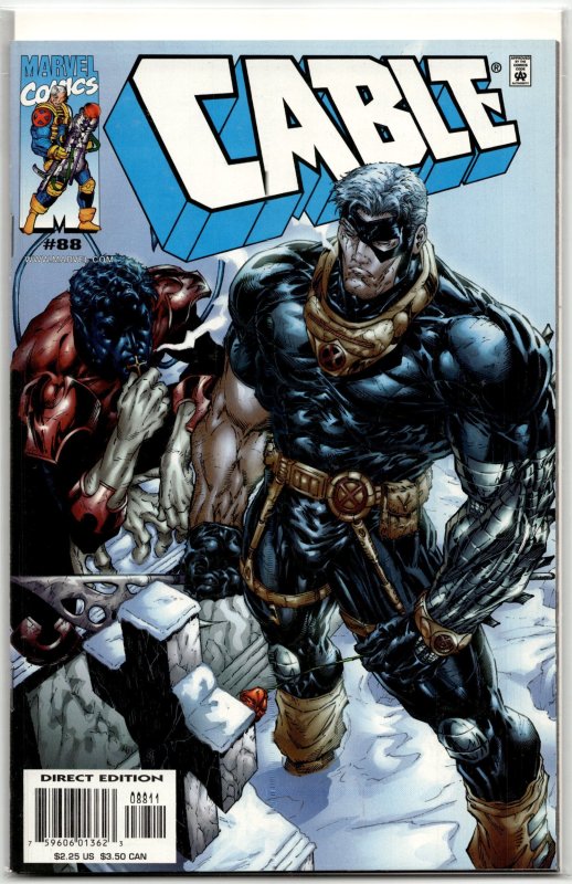 Cable #88 (Marvel Comics, 2001), raw, ungraded comic book — front cover