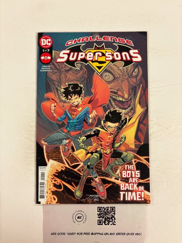 Challenge of the Super Sons #1 (DC Comics), raw comic book in NM condition — front cover