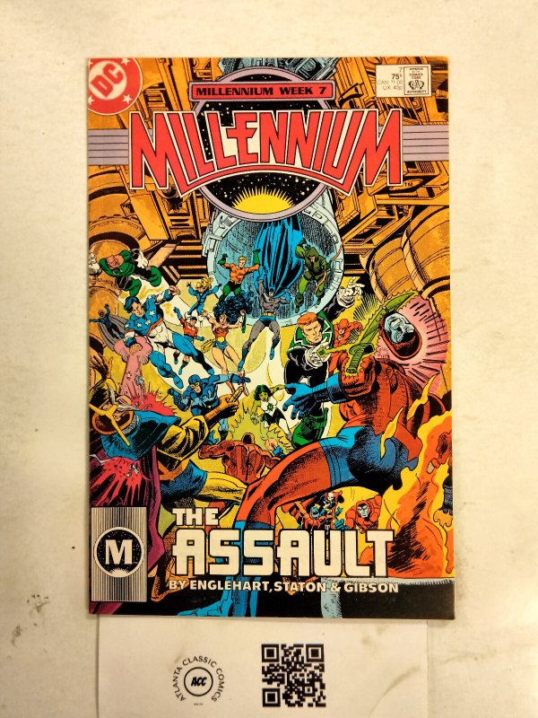 Millennium #7 (DC Comics), raw comic book in NM condition — front cover