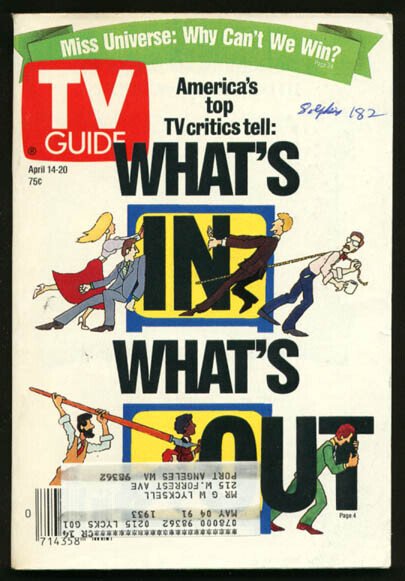 Mag: TV Guide 04/14/1990-What's In/chris Reeve/lloyd Bridges G, raw, ungraded comic book — front cover