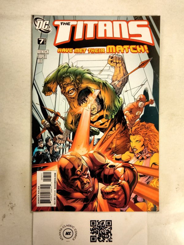The Titans #7 (DC Comics), raw comic book in NM condition — front cover