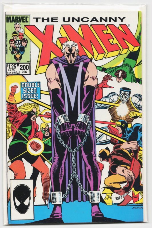 The Uncanny X-Men #200 (Marvel Comics, 1985), raw, ungraded comic book — front cover
