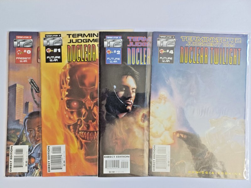Terminator 2 Judgement Day Nuclear Twilight #1 (1995), raw comic book in NM condition — front cover