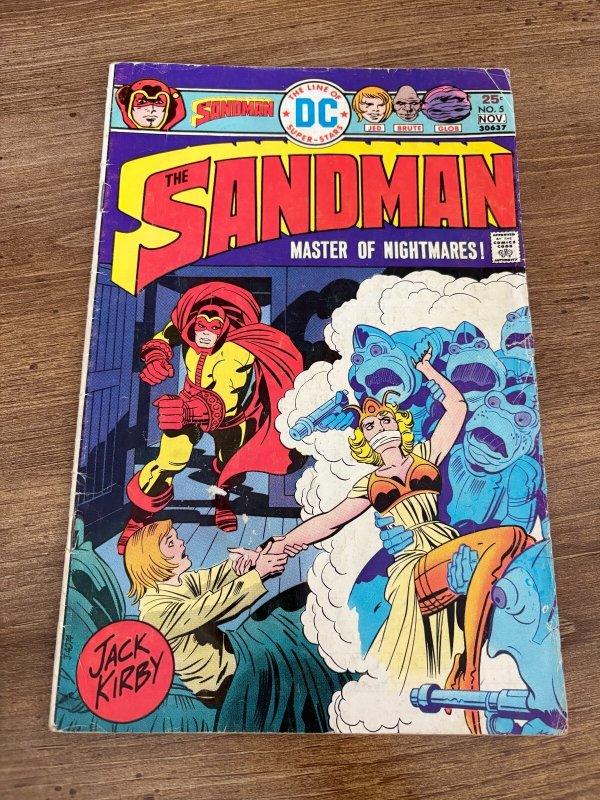 Sandman #5 (DC Comics, 1989), raw comic book in FN condition — front cover