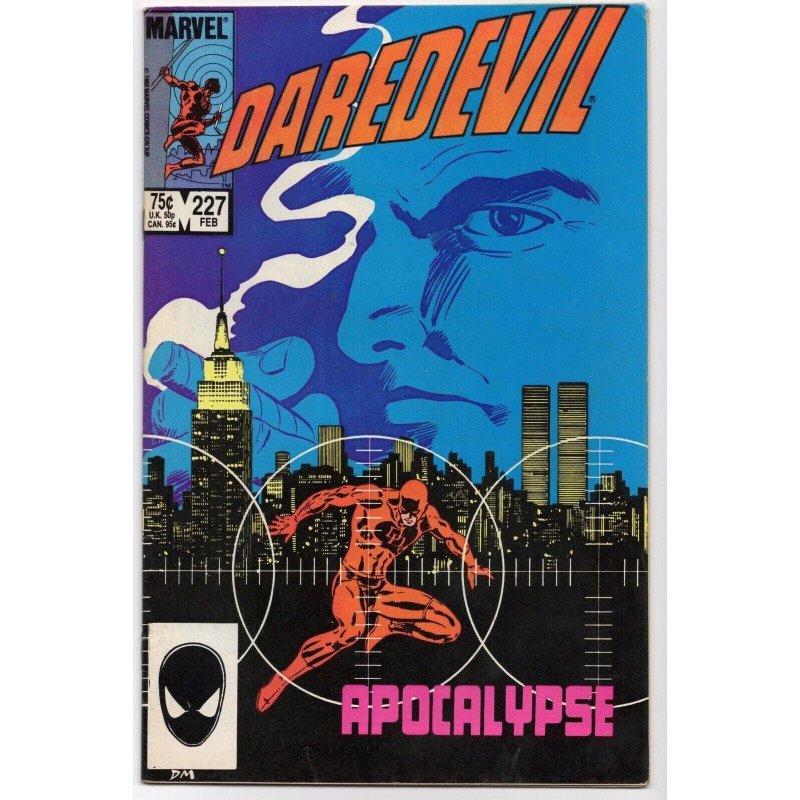Daredevil #227 (Marvel Comics, 1986), raw comic book in FN+ 6.5 condition — front cover