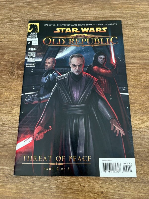 Star Wars the Old Republic #2 (Dark Horse Comics), raw comic book in NM condition — front cover