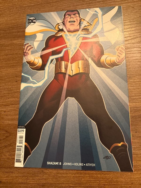 Shazam! #8 (DC Comics), raw comic book in NM condition — front cover
