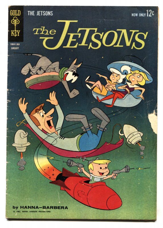 Jetsons #1 (Gold Key Comics, 1963), raw, ungraded comic book — front cover