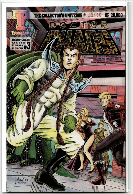 Doctor Chaos #3 (1994), raw, ungraded comic book — front cover