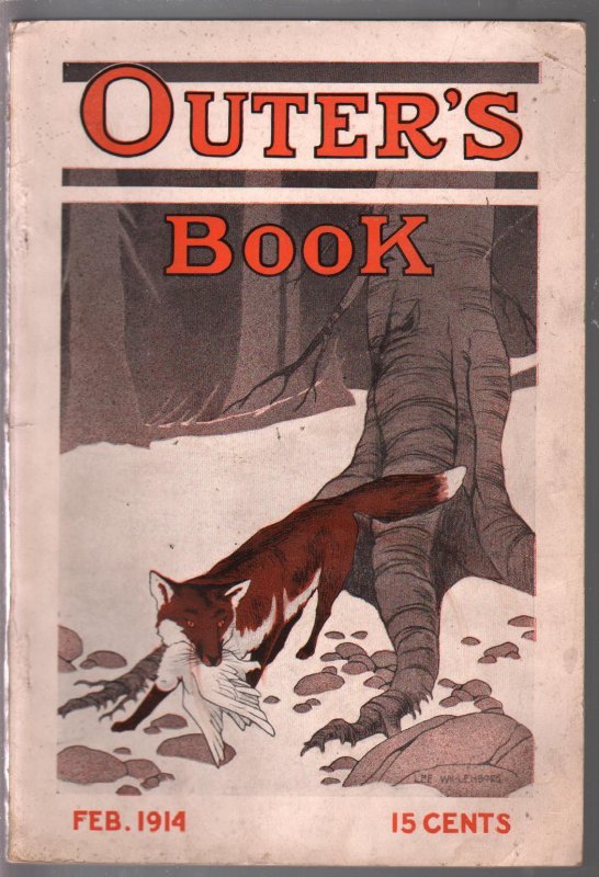 Pulp: Outer's Book 2/1941-Lee Willenborg-pulp Format-photo Illustrated-vinta..., raw, ungraded comic book — front cover