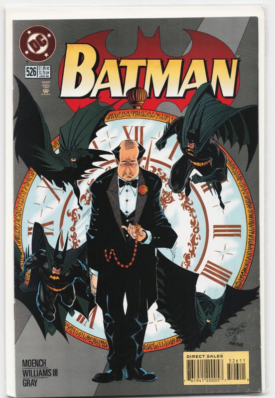 Batman #526 (DC Comics, 1996), raw, ungraded comic book — front cover