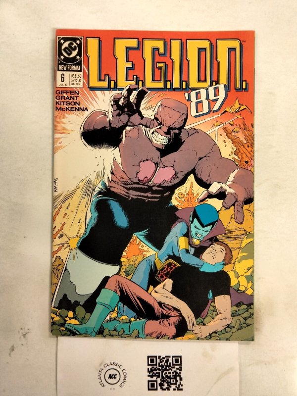 L.e.g.i.o.n. '89 #6 (DC Comics), raw comic book in NM condition — front cover