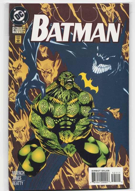 Batman #521 (DC Comics, 1995), raw, ungraded comic book — front cover