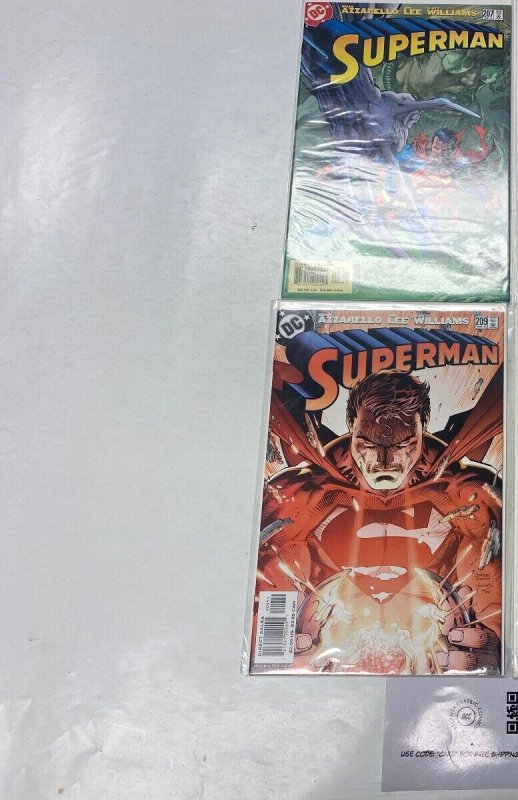 3 Superman DC Comic Books #207, raw, ungraded comic book — front cover