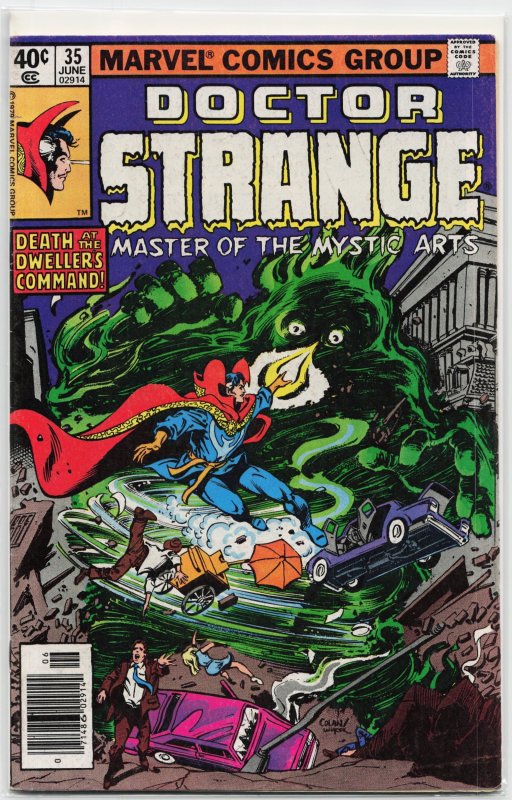 Doctor Strange #35 (Marvel Comics, 1979), raw, ungraded comic book — front cover