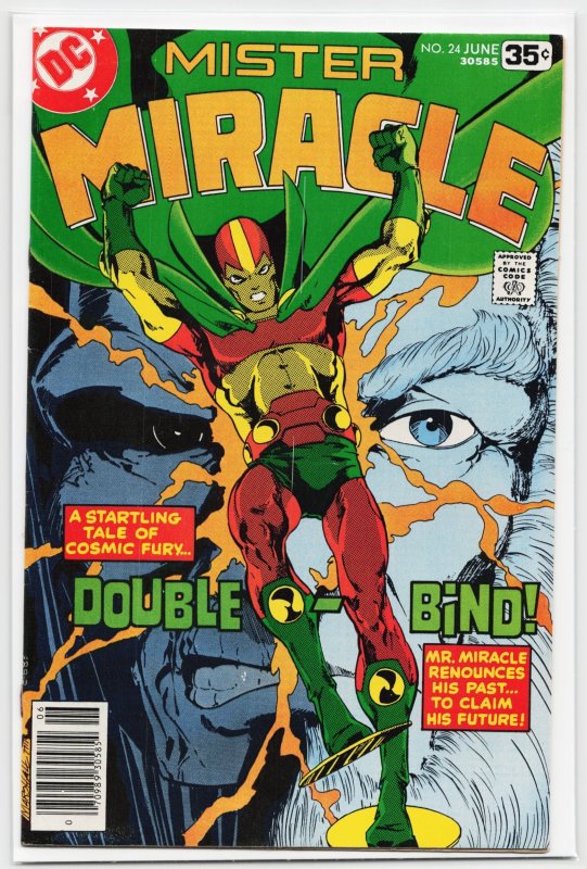 Mister Miracle #24 (DC Comics, 1978), raw, ungraded comic book — front cover
