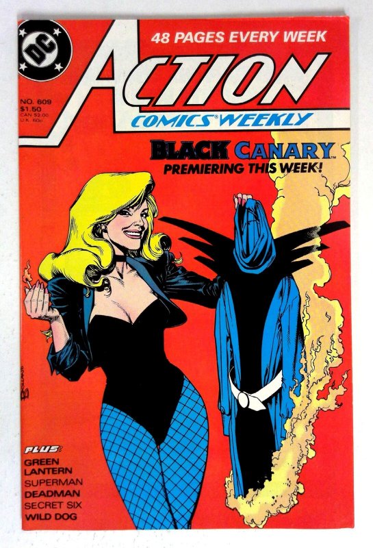 Action #609 (DC Comics, 1988), raw comic book in VF condition — front cover