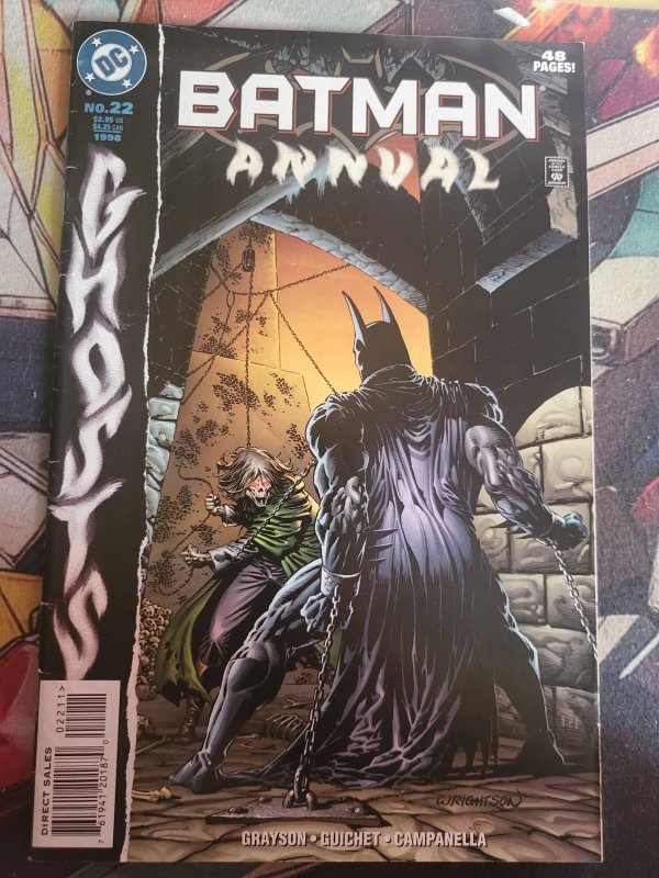 Batman Annual #22 (DC Comics, 1998), raw, ungraded comic book — front cover