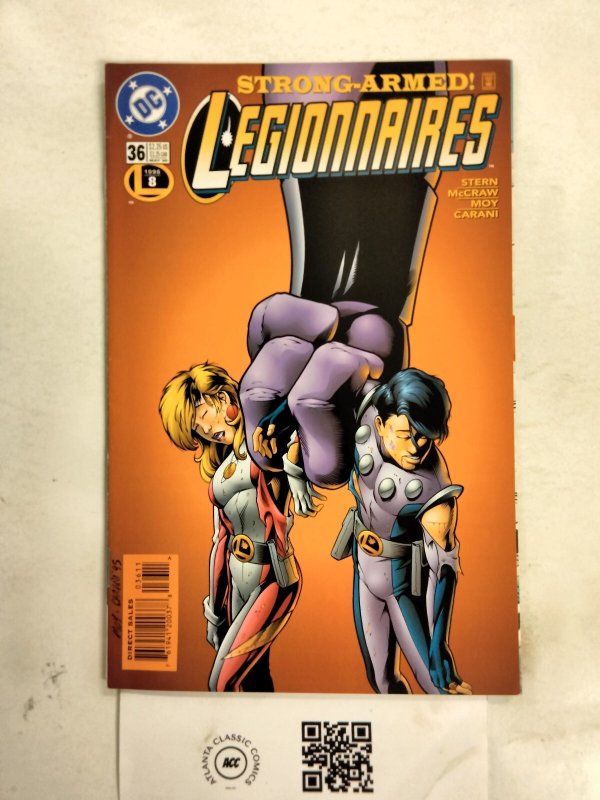Legionnaires #36 (DC Comics), raw comic book in NM condition — front cover