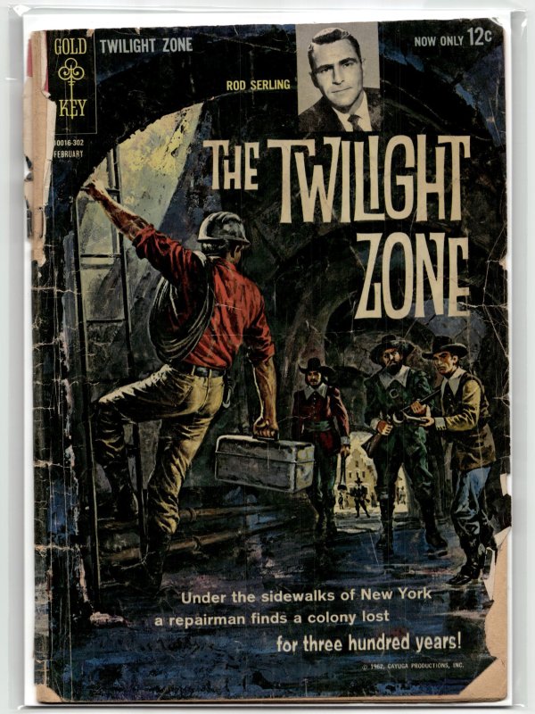 Twilight Zone #2 (1963), raw, ungraded comic book — front cover