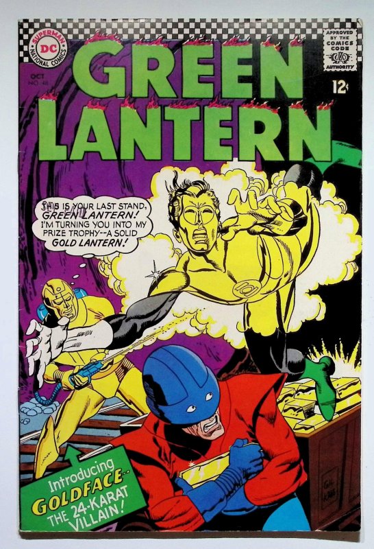 Green Lantern #48 (DC Comics, 1966), raw, ungraded comic book — front cover