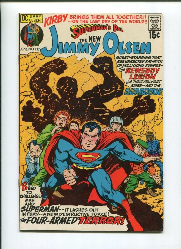 Supermans Pal Jimmy Olsen #137 (1971), raw comic book in 9.2 condition — front cover