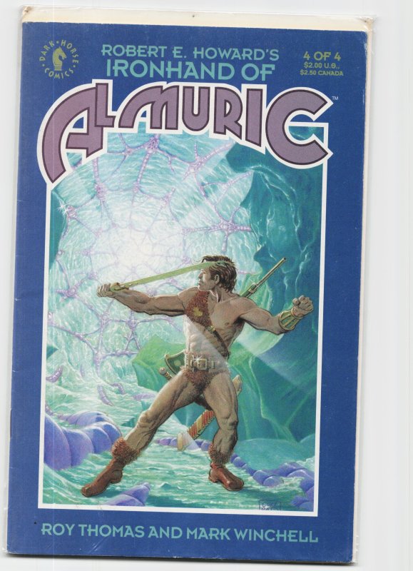 Ironhand of Almuric #4 (Dark Horse Comics, 1991), raw, ungraded comic book — front cover