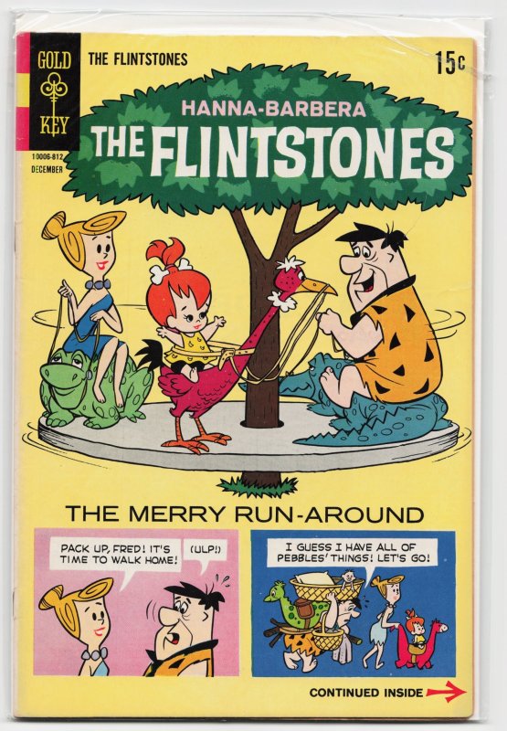 The Flintstones #49 (Gold Key Comics), raw, ungraded comic book — front cover