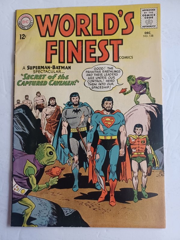 World's Finest #138 (DC Comics, 1963), raw comic book in VG/FN condition — front cover