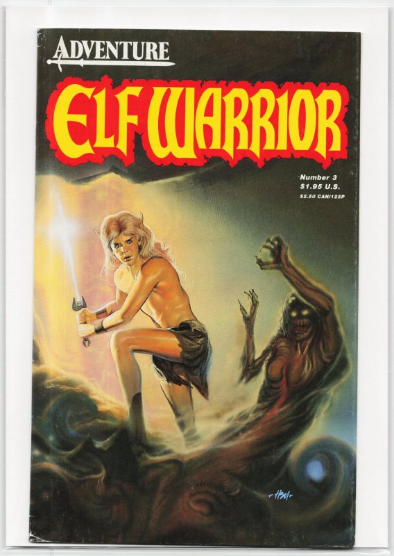 Elf Warrior #3 (1988), raw, ungraded comic book — front cover