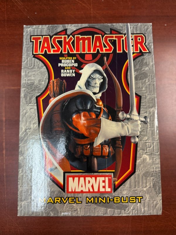 Taskmaster Marvel Mini Bust 2005 Bowen Designs Statue 6" Limited #'d TB61 (Marvel Comics, 2005), raw, ungraded comic book — front cover