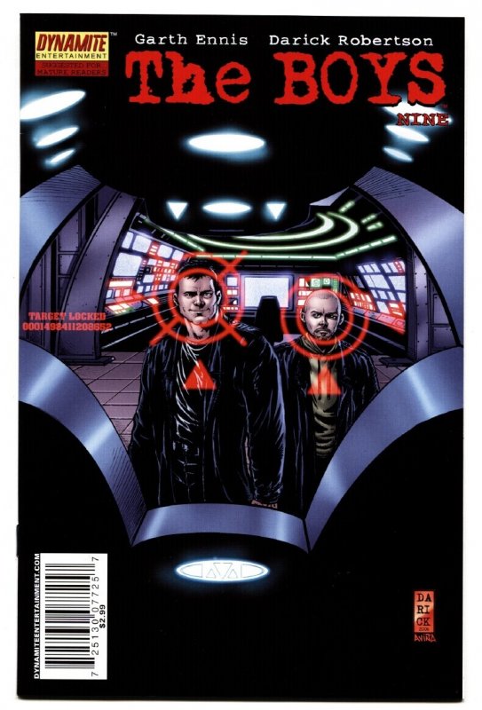 Boys #9 (Dynamite Entertainment, 2007), raw comic book in NM- condition — front cover