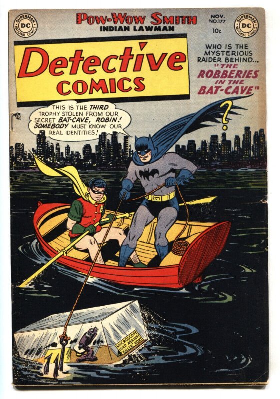 Detective Comics #177 (DC Comics, 1951), raw, ungraded comic book — front cover