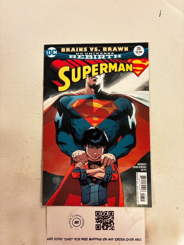 Superman #26 (DC Comics), raw comic book in NM condition — front cover