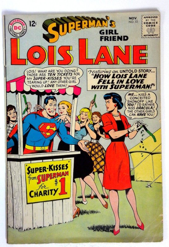 Superman's Girl Friend Lois Lane #53 (DC Comics, 1964), raw comic book in VG condition — front cover