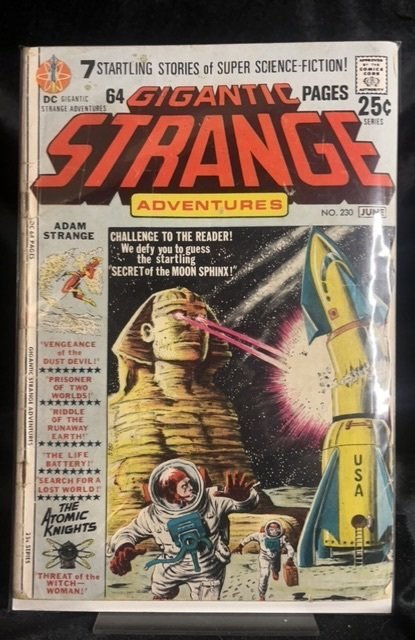 Strange Adventures #230 (DC Comics, 1971), raw, ungraded comic book — front cover