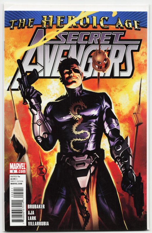 Secret Avengers #5 (2010), raw, ungraded comic book — front cover