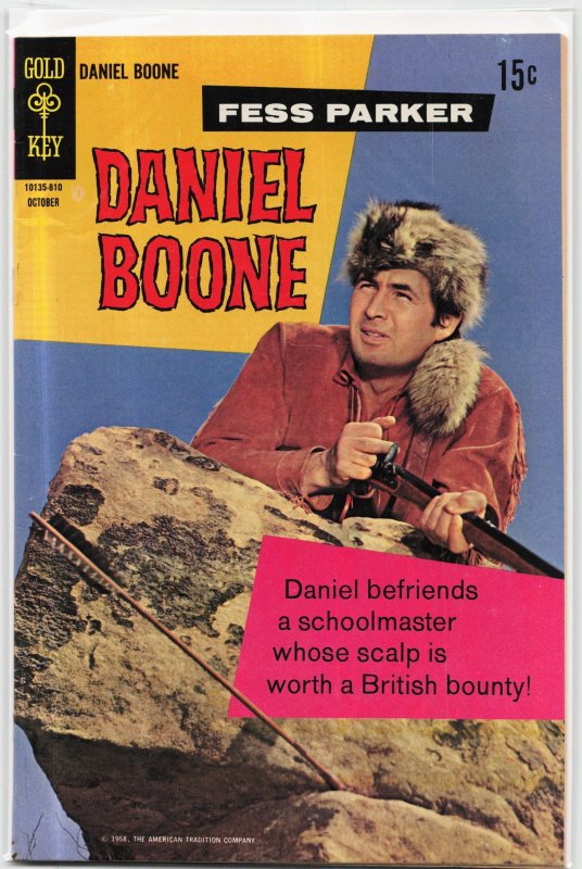 Daniel Boone #13, raw, ungraded comic book — front cover