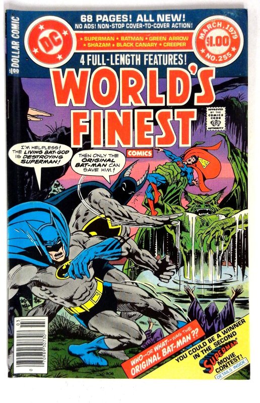 World's Finest Comics #255 (DC Comics, 1979), raw comic book in NM- condition — front cover